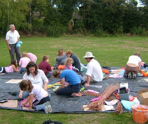 Wild Art day at Charing Alderbed