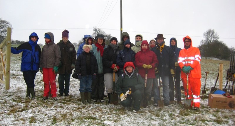 Woodland Planting on the Downs KSCP Volunteer group doing Woodland Planting on the Downs