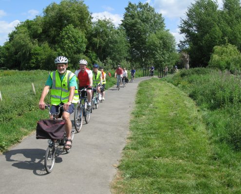 Cyclists on Great Stour Way