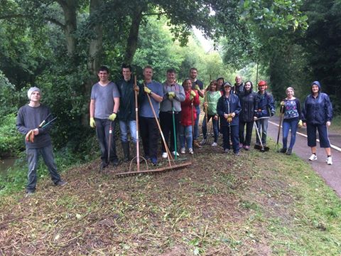 KCC volunteers on special task day