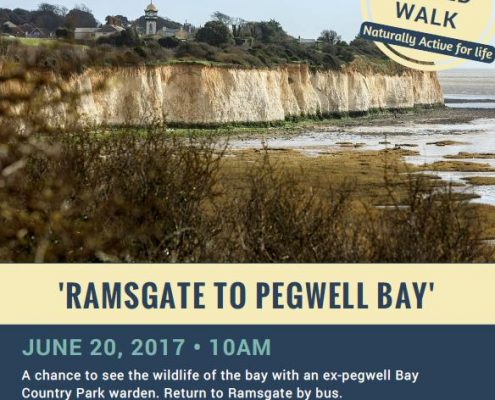 poster advertising Ramsgate to Pegwell Bay NAFL walk