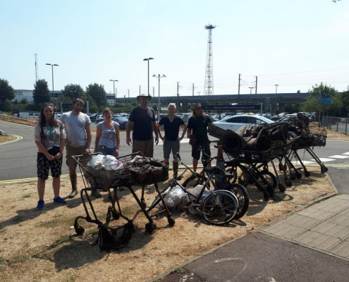 Our Stour Team & litter collected up
