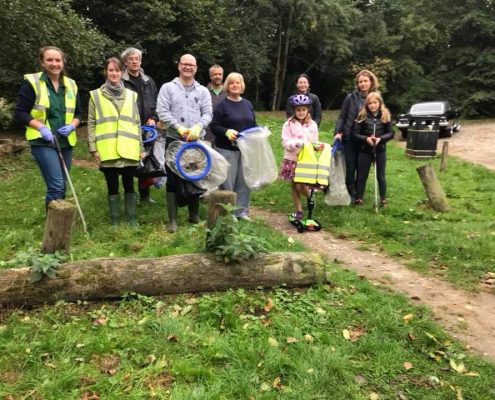 Friends of Singleton Lake litter pick team